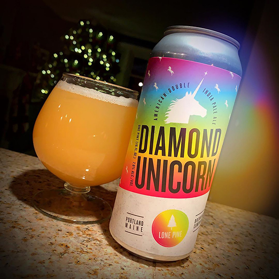 Lone Pine Brewing’s  Diamond Unicorn DIPA