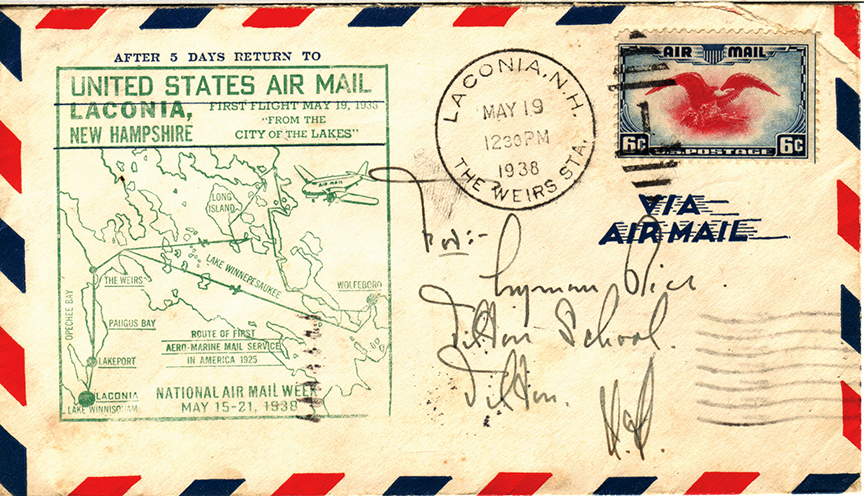 New Hampshire’s Part In National Air Mail Week -1938