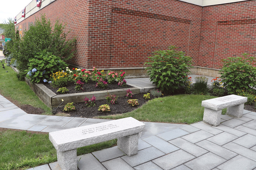 Walkway Completed For Remembrance Garden