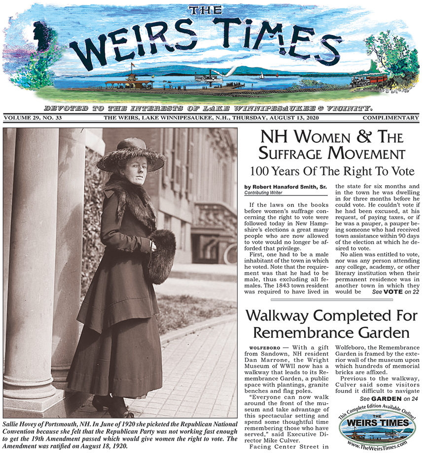 August 13, 2020 Weirs Times Edition Online Now!