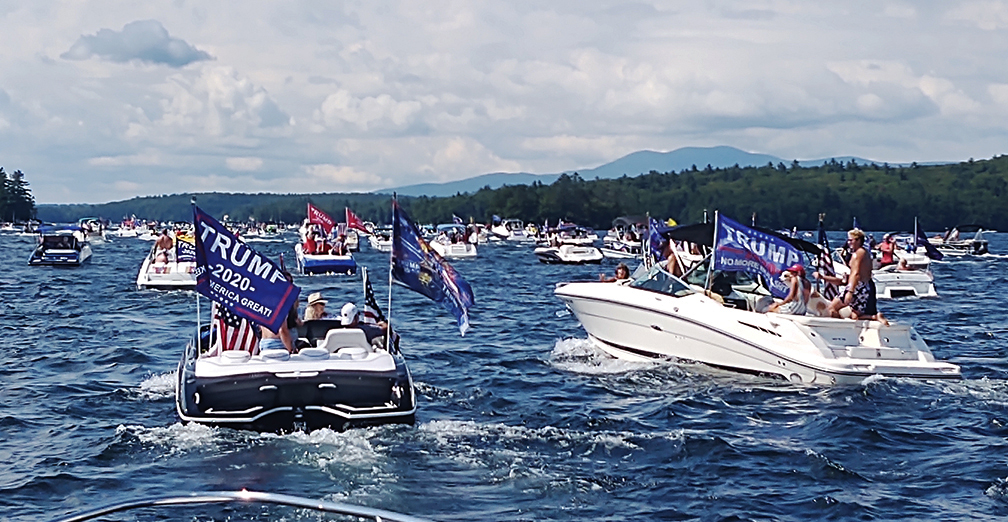 PRO-Trump Flotilla ON The Big Lake