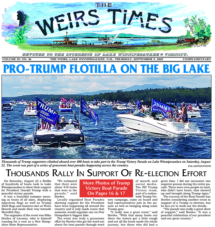 September 3, 2020 Weirs Times Newspaper Online Now!
