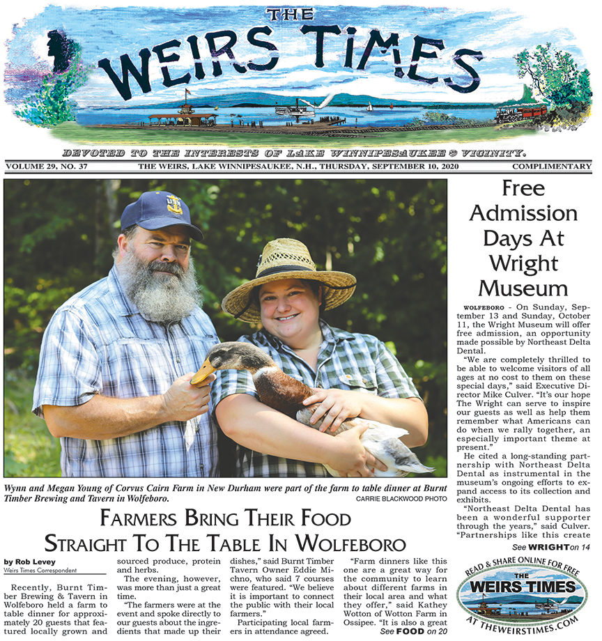 September 10, 2020 Weirs Times Newspaper Online Now!