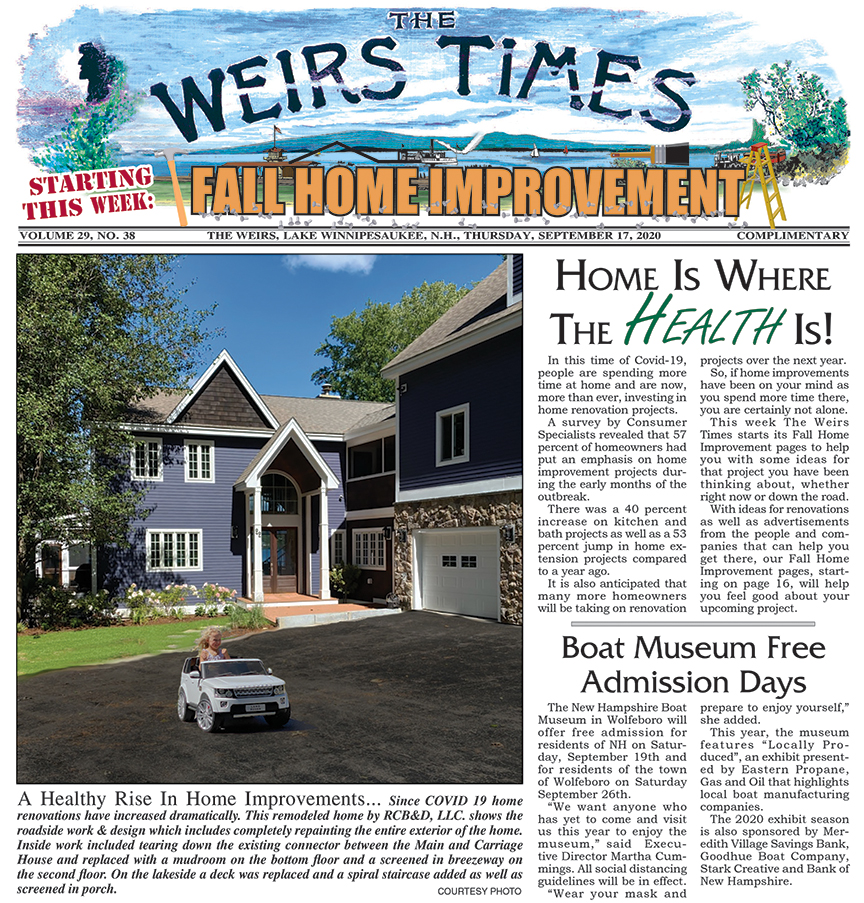 September 17, 2020 Weirs Times Newspaper Online Now!