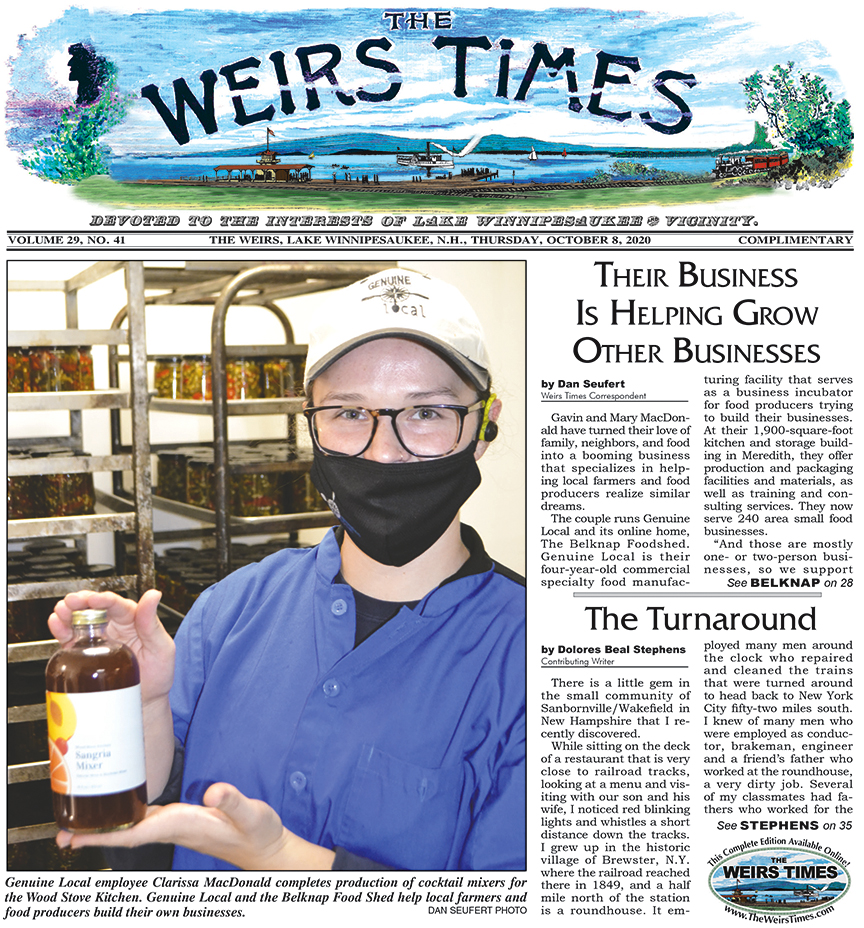 October 8, 2020 Weirs Times Newspaper Online Now!