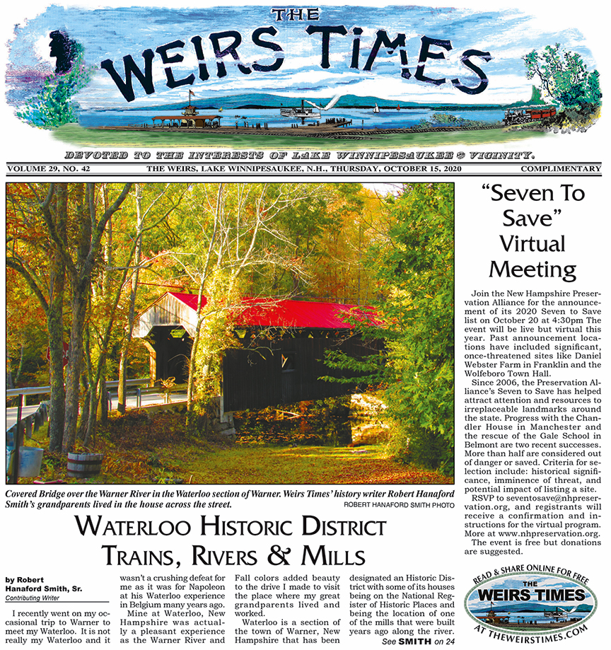 October 15, 2020 Weirs Times Newspaper Online Now!