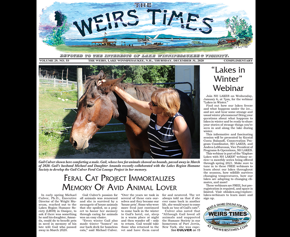 December 31, 2020 Weirs Times Newspaper Online Now!