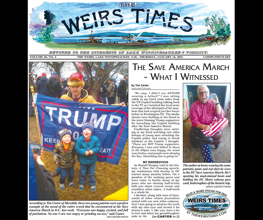 January 14, 2021 Weirs Times Newspaper Online Now!