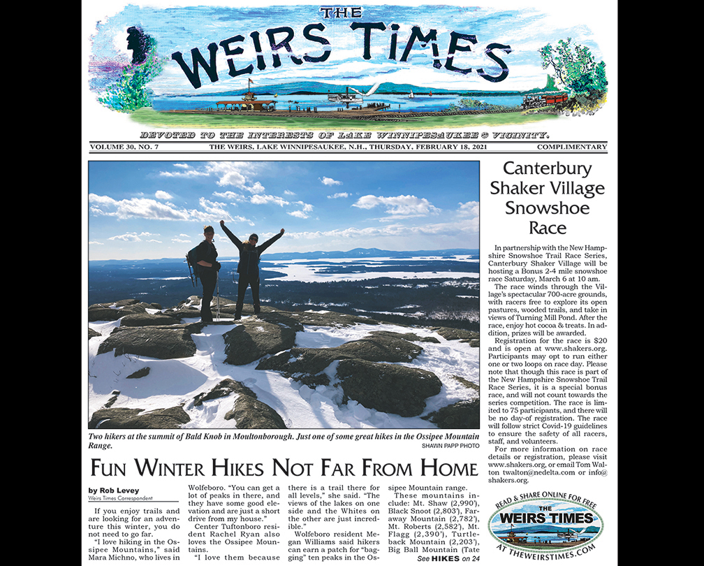 February 18, 2021 Weirs Times Newspaper Online Now!