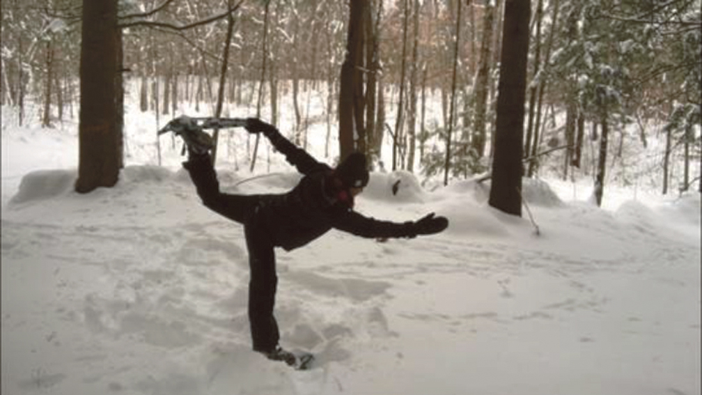 Newfound Fitness And Slim Baker Offer Snowshoe Yoga