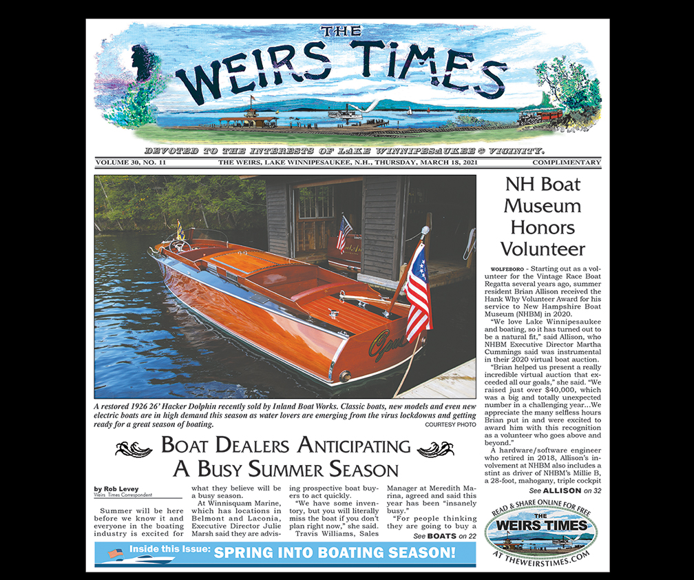 March 18, 2021 Weirs Times Newspaper Online Now!