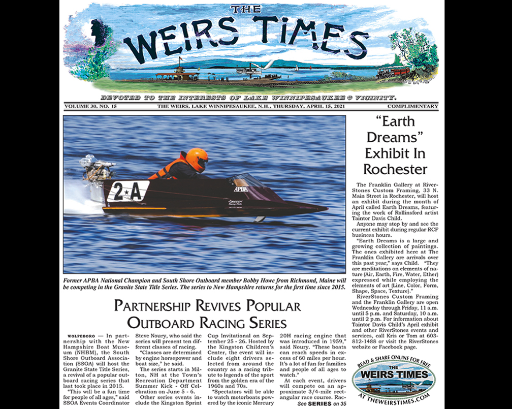 April 15, 2021 Weirs Times Newspaper Online Now!